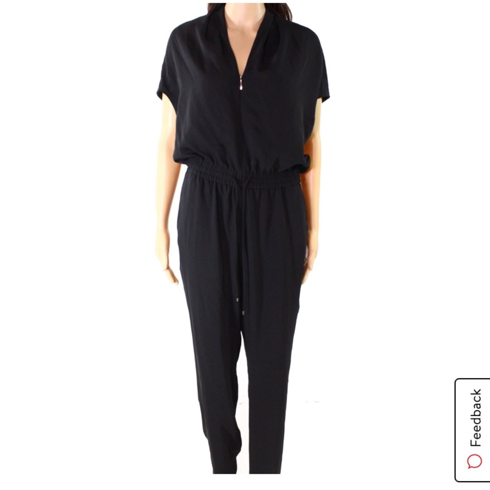 Splendid Black Modal Jumpsuit Small Short Sleeve